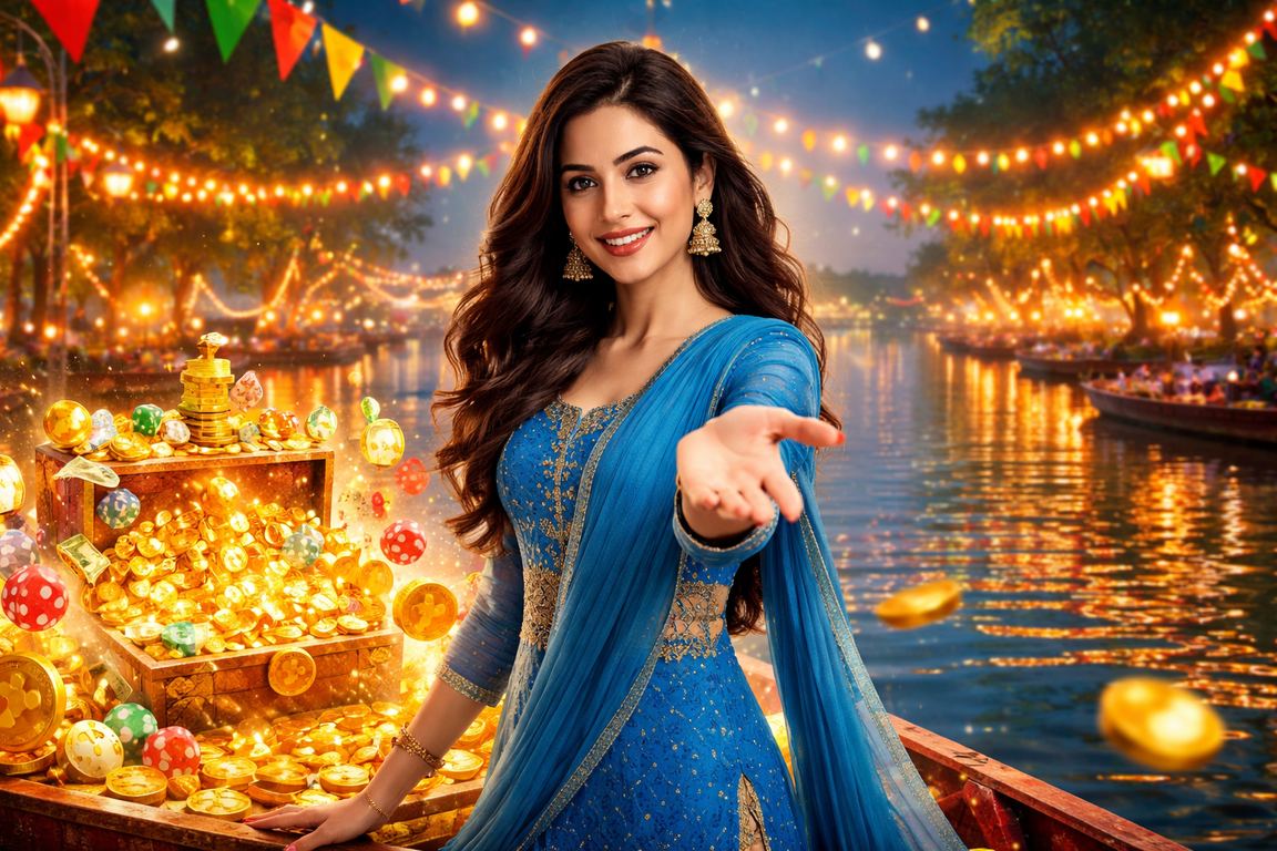 বাংলাদেশি নারী সালোয়ার কামিজে মোবাইলে বেটিং প্রোমোশন দেখছেন