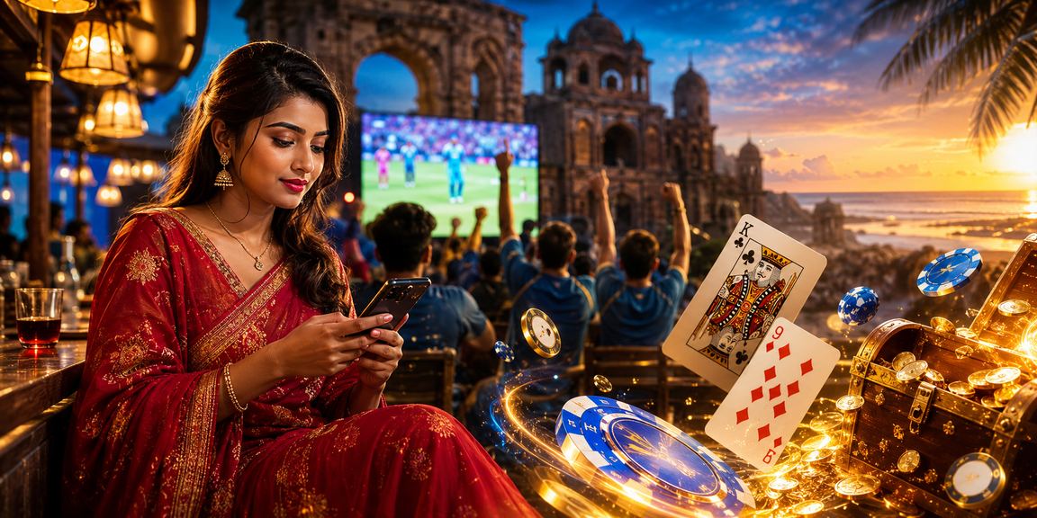সোনারগাঁওয়ে শাড়ি পরিহিত নারী তিন পাত্তি গেমের প্রোমোশন উপভোগ করছেন